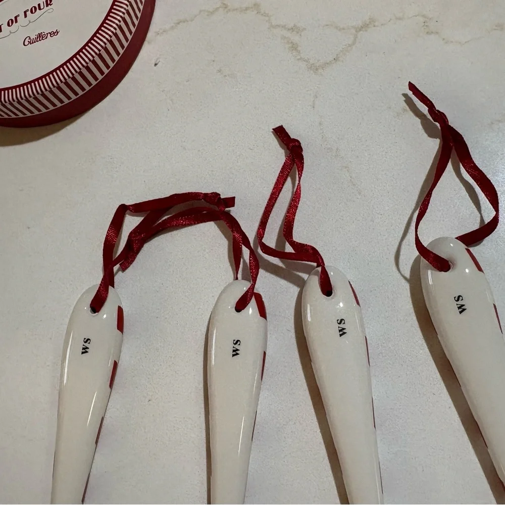 Williams Sonoma Snowman Chef Spoons Set
